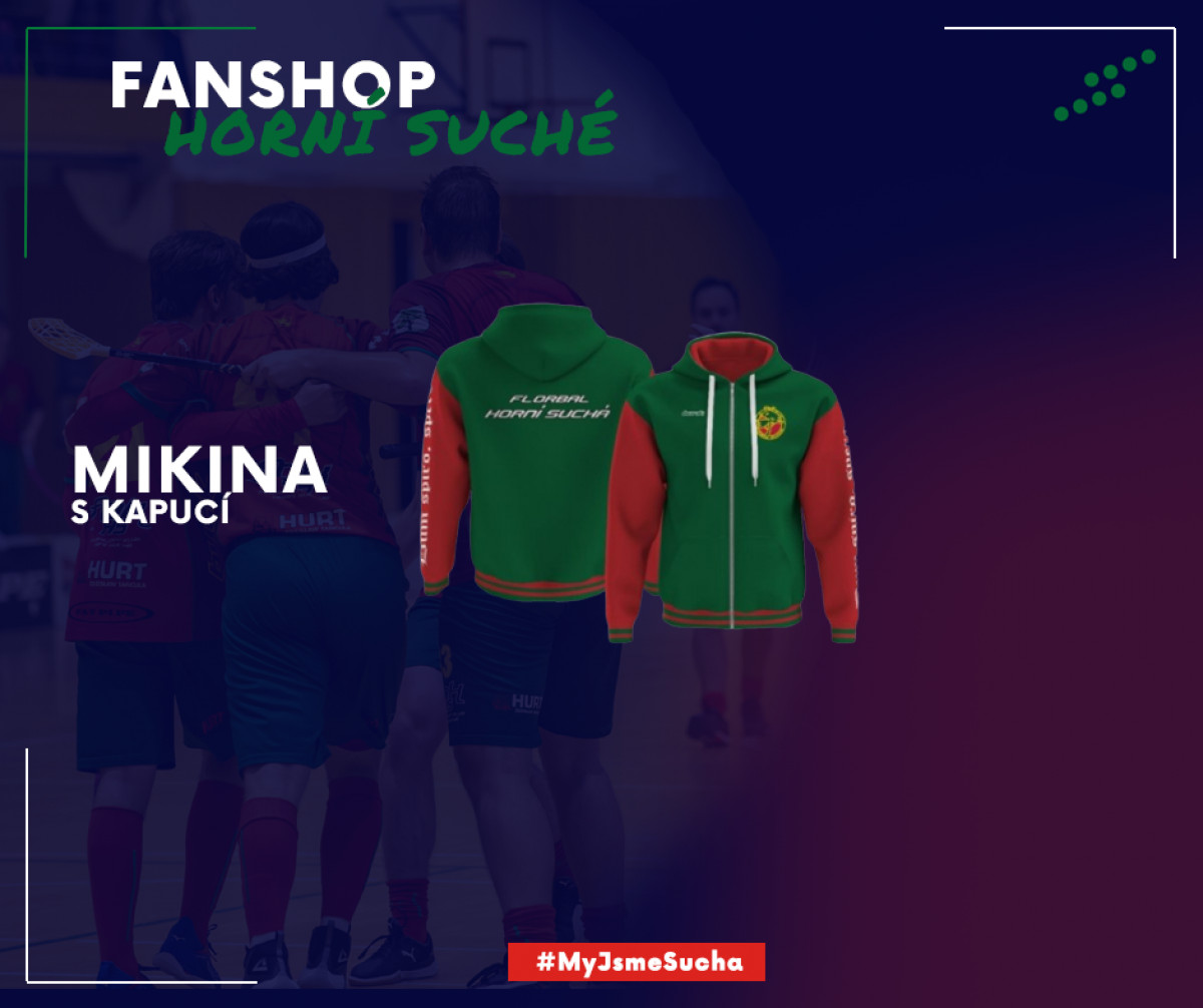 Klubová mikina s kapucí - FbK Horní Suchá