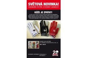 Nabídka pro brankáře. Zcela nové rukavice