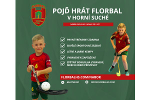 Hledáme nové posily! Staň se součástí florbalové rodiny v Horní Suché!